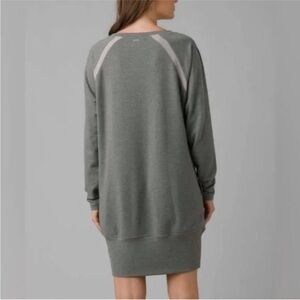 Gray Long Sleeve Sweatshirt Dress Prana ROSIE size small NWT $99 msrp